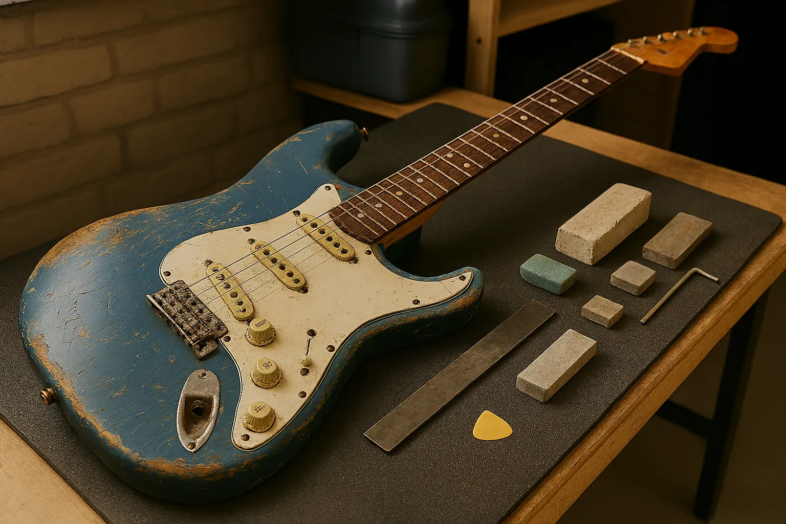 Reanimacja gitary po "domowym tuningu" – dlaczego warto uważać na amatorskie szlifowanie progów?